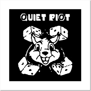 quiet riot rabbit dice Posters and Art